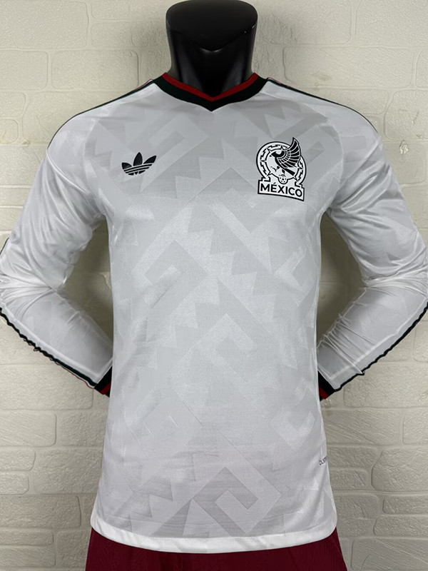 26/27 Mexico Away Player Version Long Sleeve Soccer Jersey