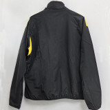 25/26 Fenerbahce Black Retro Embroidery windbreaker