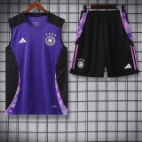 24/25 Germany Purple Tank top and shorts suit