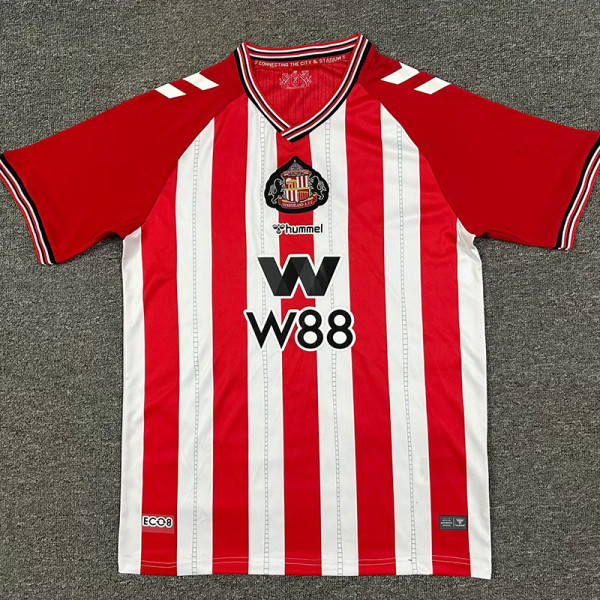 25/26 Sunderland Home Fans Soccer Jersey