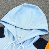24/25 RMA Light Blue Hooded  Tracksuit浅蓝色