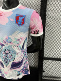 25/26 Japan  Fox Head Blue Pink  Player Version  Soccer Jersey