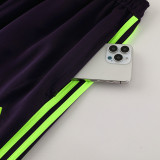 24/25  Bayern Gray PurpleJacket Tracksuit(03)
