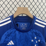 24/25 Cruzeiro Home Kids Soccer Jersey