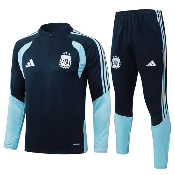 26/27 Argentina Royal Blue Half Pull Tracksuit # B26002(半拉链）