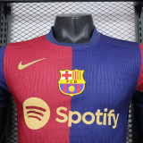 24/25 BAR  Red Home Player Version Soccer Jersey