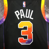 22/23 SUNS PAUL #3 Black Top Quality Hot Pressing NBA Jersey (Trapeze Edition)