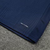 24/25  PSG Royal blue Kids Half Pull Tracksuit  (童装、半拉链)