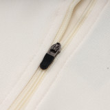 24/25 RMA Beige Color Half Pull Tracksuit  (米黄、半拉链)