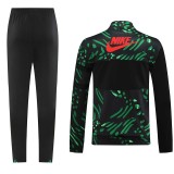 24/25  Nigeria Black Green Jacket Tracksuit(01)