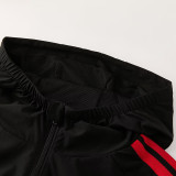 26/27 Belgium Black Hooded Windbreaker Tracksuit