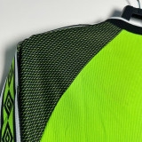 1998/1999 Man Utd Green Goalkeeper Long sleeve Retro Soccer Jersey（长袖）