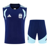 26/27 Argentina Royal Blue Tank top and shorts suit