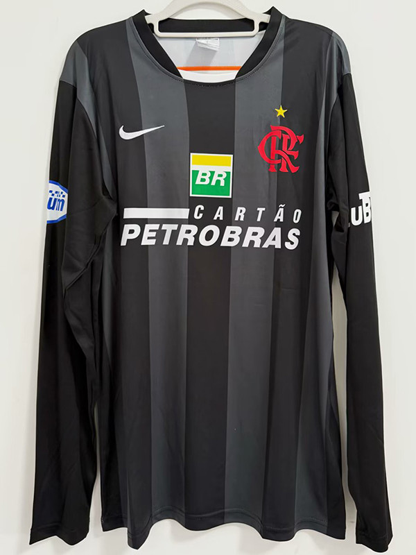 2007 Flamengo Goalkeeper Black Retro Soccer Jersey
