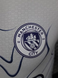 24/25 Man City White Special Edition Player Version Soccer Jersey