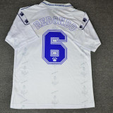 1994/1996 RMA White Retro Soccer Jersey