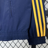 2024 RMA Dark Blue & Purple Double-Sided Embroidery Windbreaker (双面风衣)