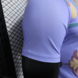 23/24 Algeria Purple Special Edition Player Version Soccer Jersey (花图)