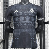 24/25 RMA Black &White Pattern Special Edition Player Version Soccer Jersey