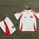 24/25  Chile Away Kids Soccer Jersey