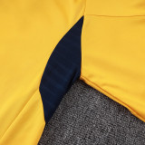 25/26 Boca Yellow Half Pull Tracksuit #B25109 (半拉链)