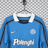 1998/1999 Napoli Home Long Sleeve Retro Soccer Jersey