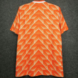 1988 Netherlands Home Retro Soccer Jersey（队标缕空）