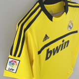2011/2012 RMA Yellow GoalKeeper Retro Soccer Jersey
