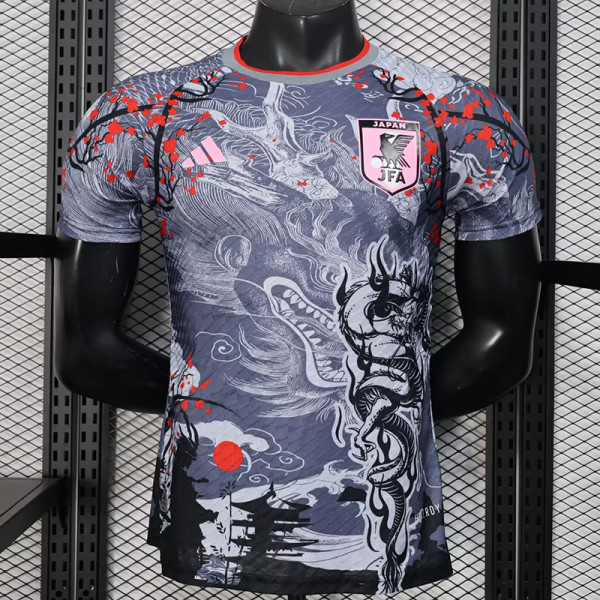 25/26 Japan Dragon Edition Grey Player Version  Soccer Jersey