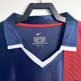 2001/2002 PSG Home Long Sleeve Retro Soccer Jersey