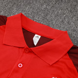24/25 Cruzeiro Red Polo Collar Pants Set(C1106)