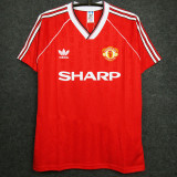 1988/1990 Man Utd Home Retro Soccer Jersey