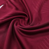 24/25  Bayern Bordeaux  Kids Half Pull Tracksuit  (童装、半拉链)