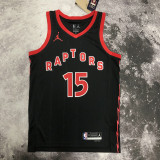22/23 RAPTORS CARTER #15 Black red Top Quality Hot Pressing NBA Jersey (Trapeze Edition)
