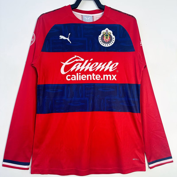 2019/2020 Chivas Away Long Sleeve  Retro Soccer Jersey (长袖)