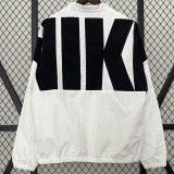 2024 New NK White Windbreaker（背后大黑字）