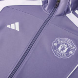 25/26 Man Utd Purple Jacket Tracksuit#07