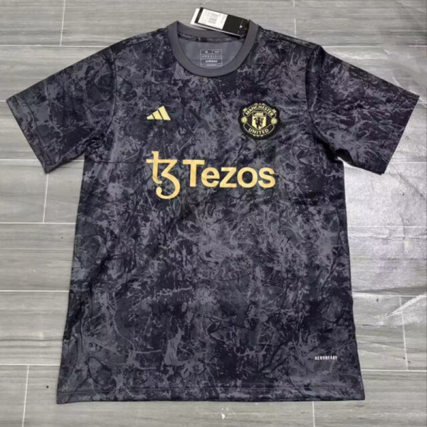 24/25 Man Utd  Stone Rose Special Edition Fans Soccer Jersey