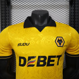 25/26 Wolves Home  Player Version Soccer Jersey