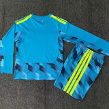 26/27 Spain Ｇoalkeeper Blue Kids Long Sleeve Soccer Jersey