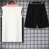 25 26 PSG Beige Tank top and shorts suit
