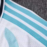 26/27 Argentina White Half Pull Player Version Training Short Suit(半拉球员版)