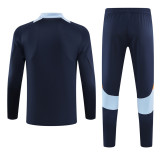 24/25 RMA Royal Blue Kids  Half Pull Tracksuit  (童装、半拉链)