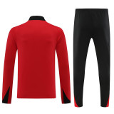 24/25 NK Red Half Zipper Sportswear # 812红色(半拉链)
