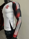 25/26 Flamengo Away Long Sleeve   Player Version  Soccer Jersey