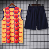 24/25 BAR Red &Yellow Tank top and shorts suit