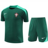 24/25 Portugal Green Training Short Suit