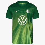 25/26 Wolfsburg Home Fans Soccer Jersey