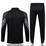 25/26 PSG Jordan Black Inkjet Half Pull Tracksuit #B2573 (半拉链)