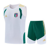 26/27 Italy White Tank top and shorts suit